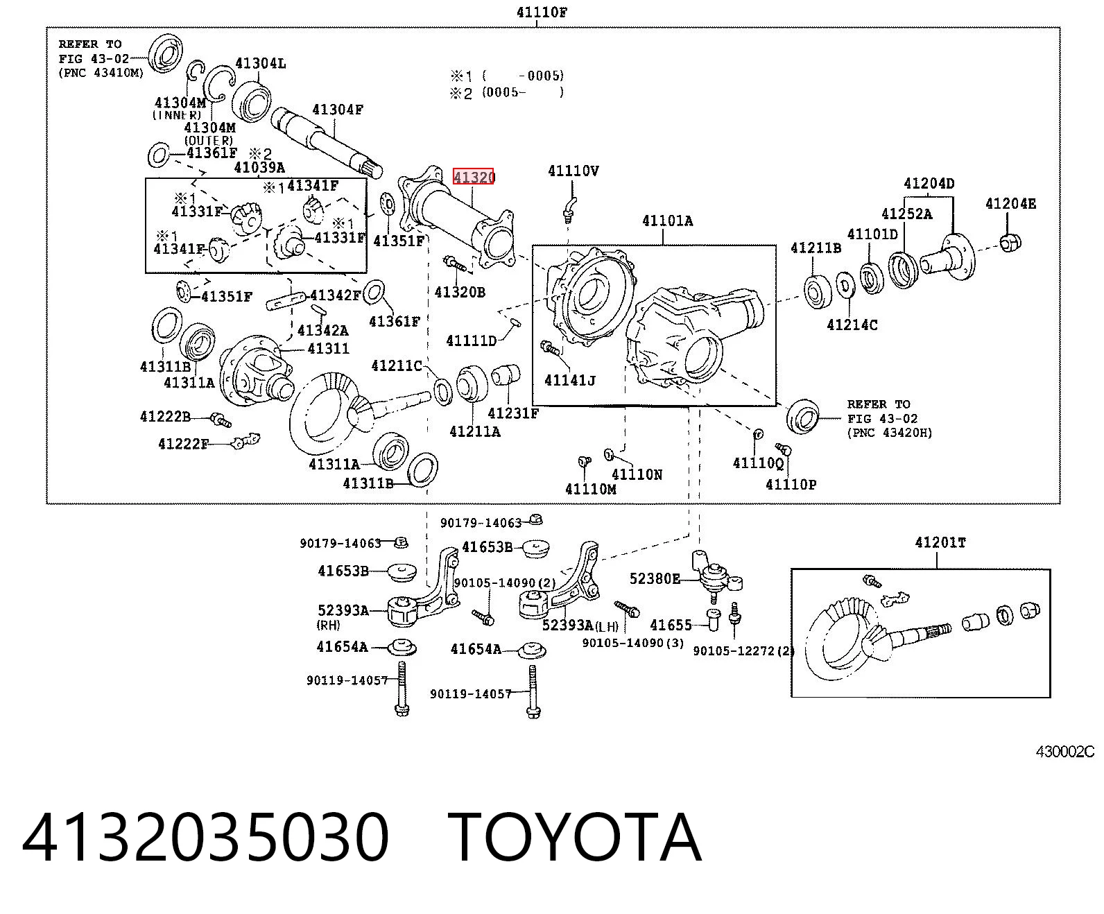 4132035030 Toyota