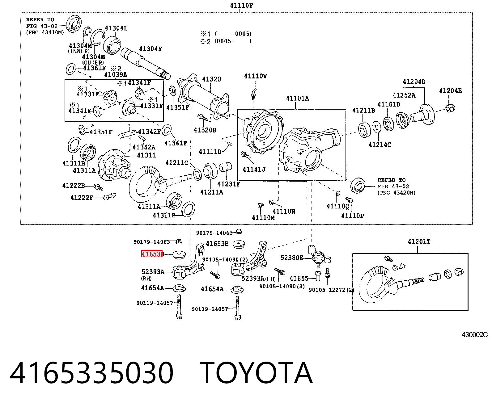 4165335030 Toyota