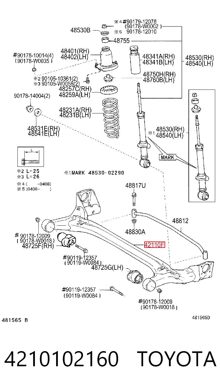 4210102160 Toyota