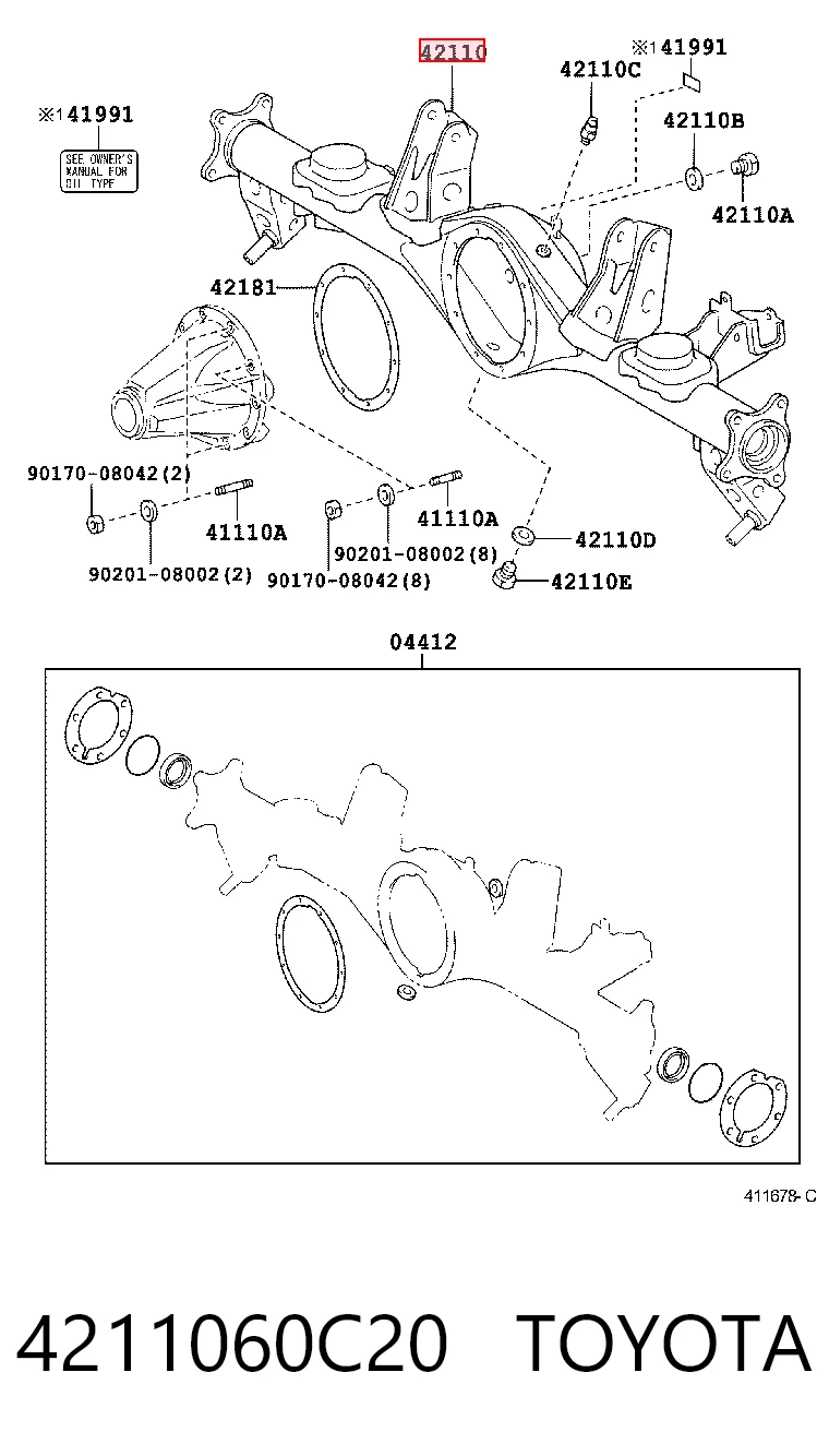 4211060C20 Toyota