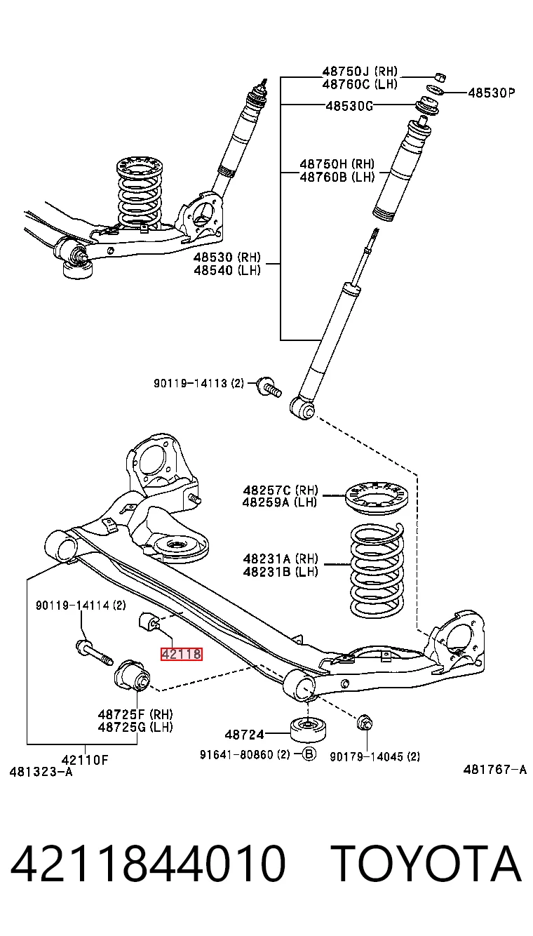 4211844010 Toyota