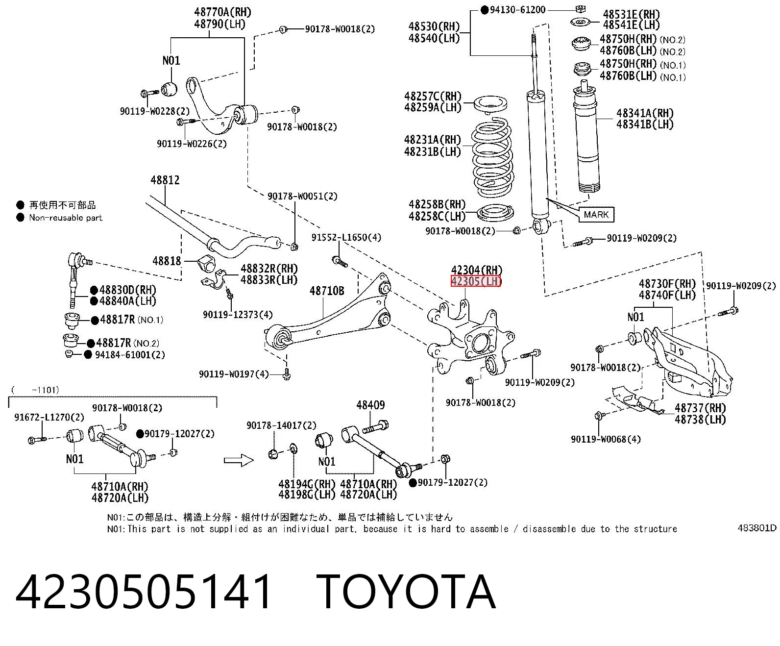 4230505141 Toyota