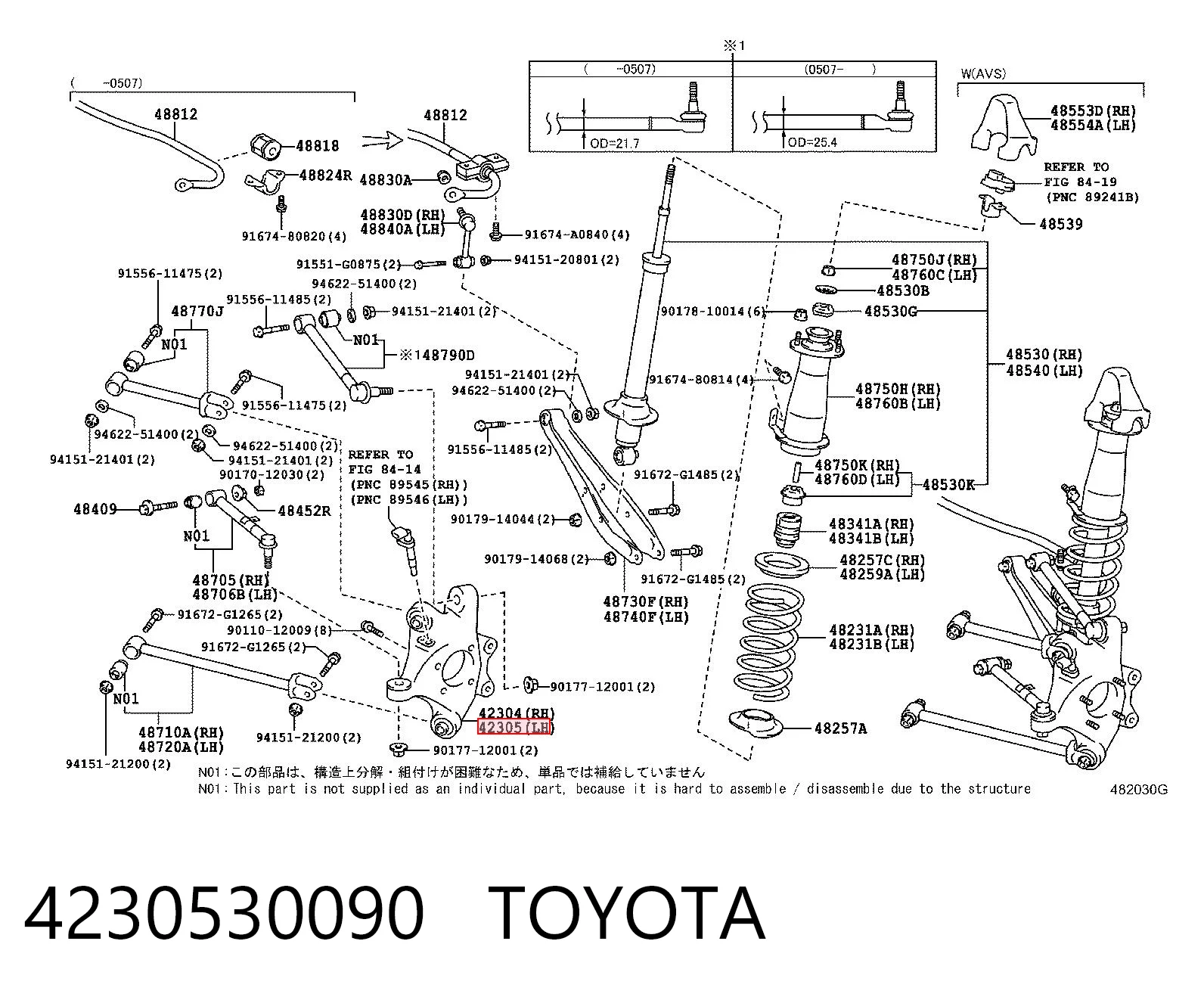 4230530090 Toyota