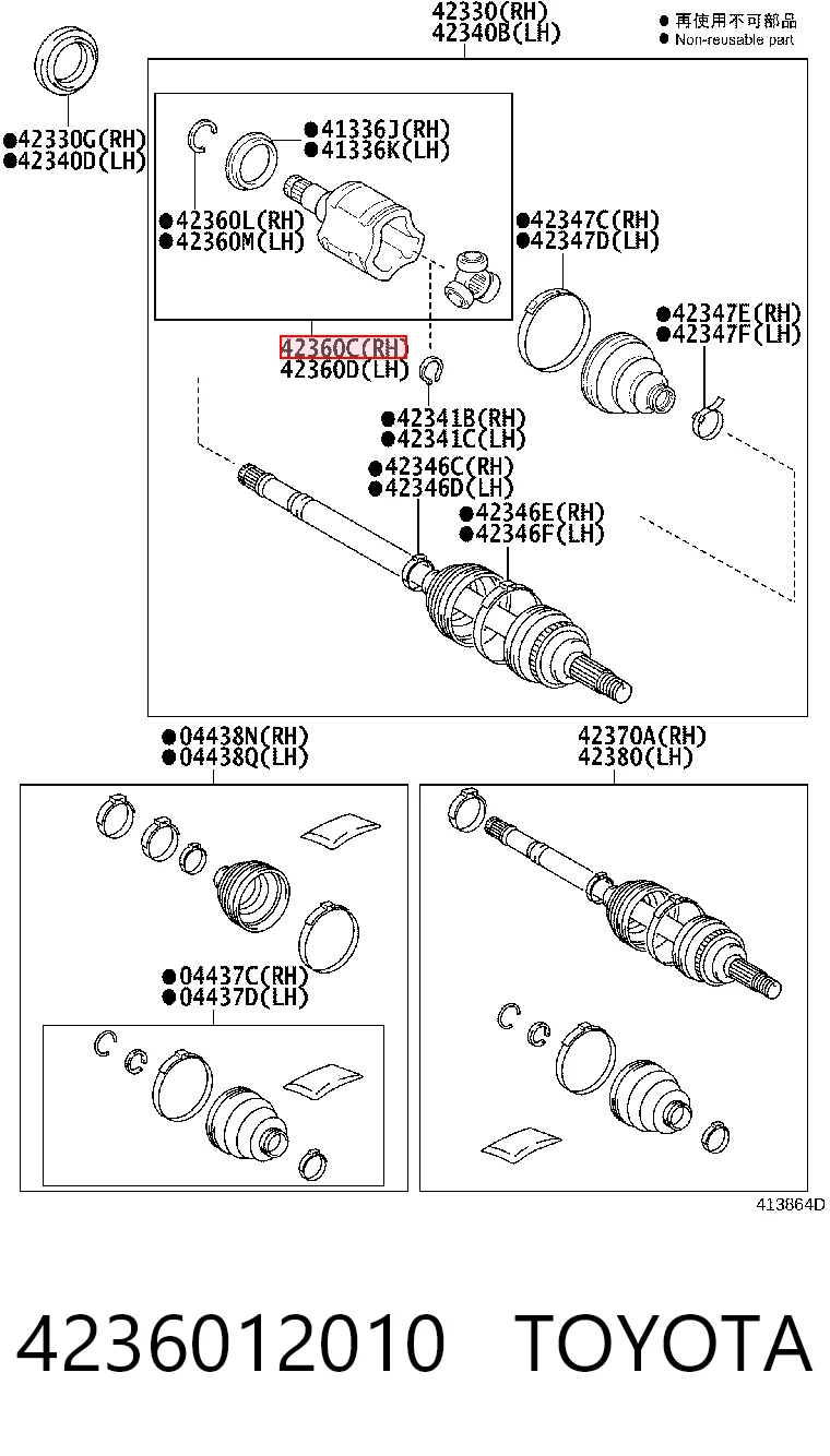 4236012010 Toyota