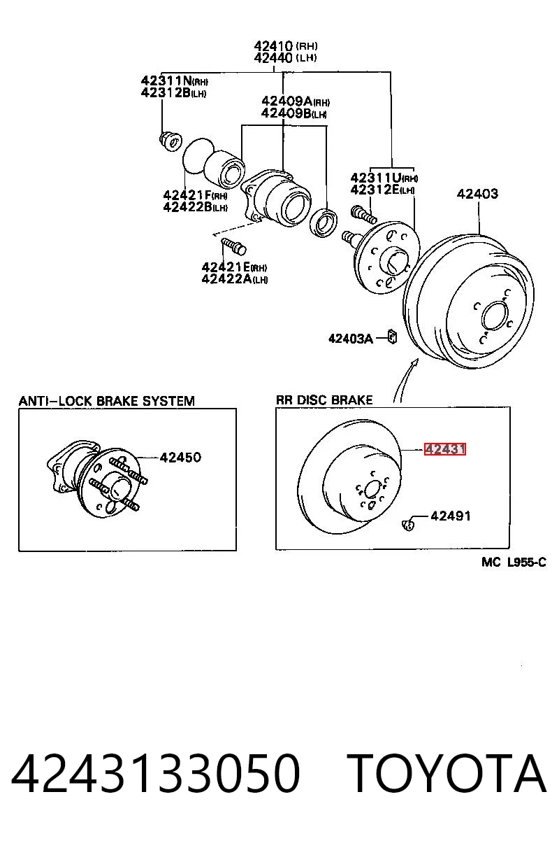 4243133050 Toyota