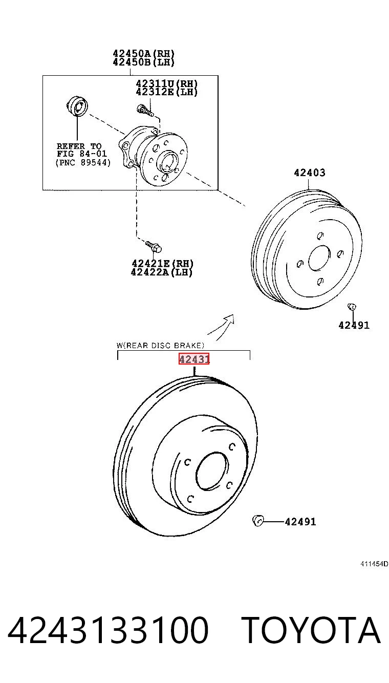 4243133100 Toyota