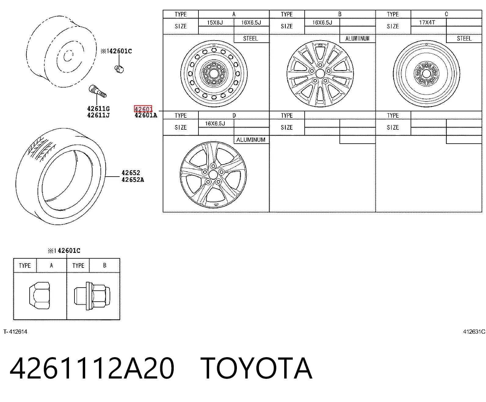 Discos de roda de aleação ligeira (de aleação ligeira, de titânio) Toyota Corolla E15 ao melhor preço