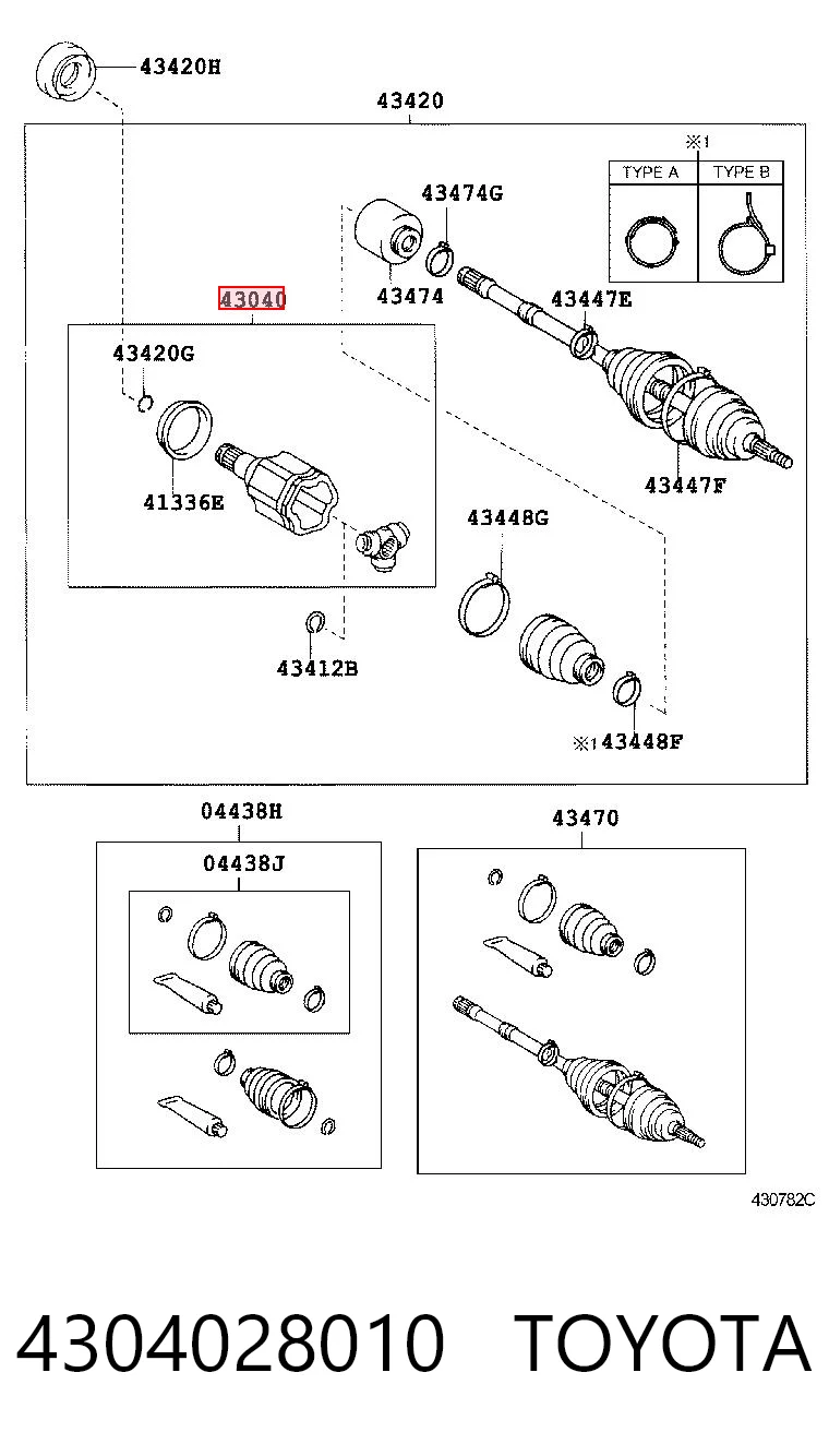 4304028010 Toyota