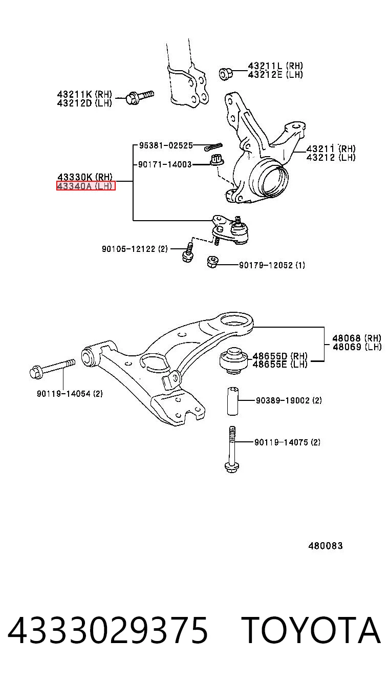 4333029375 Toyota