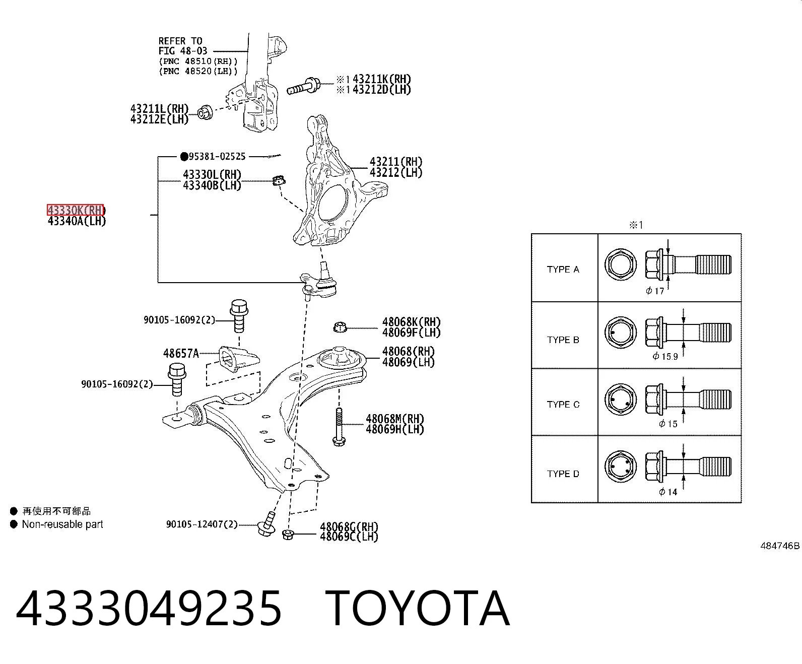Preço da peça  RAV4 V SUV