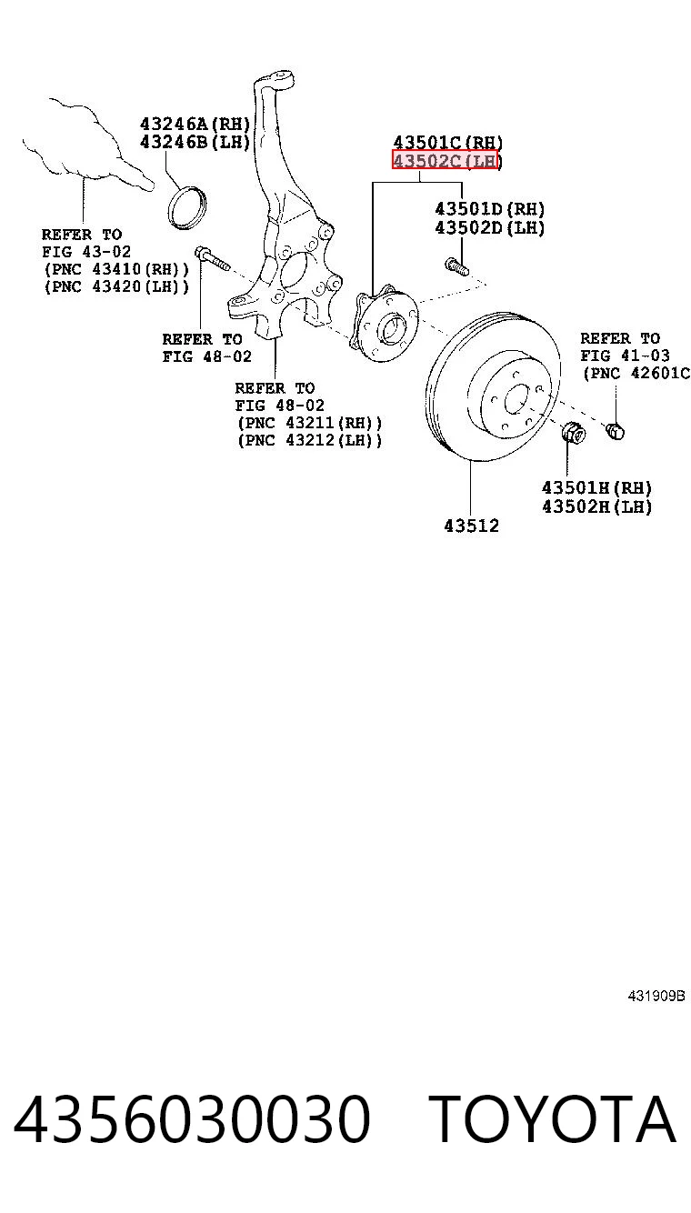 4356030030 Toyota