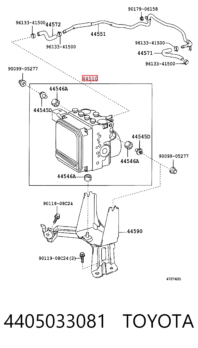 Unidade hidráulico de controlo ABS Toyota Camry V30 ao melhor preço