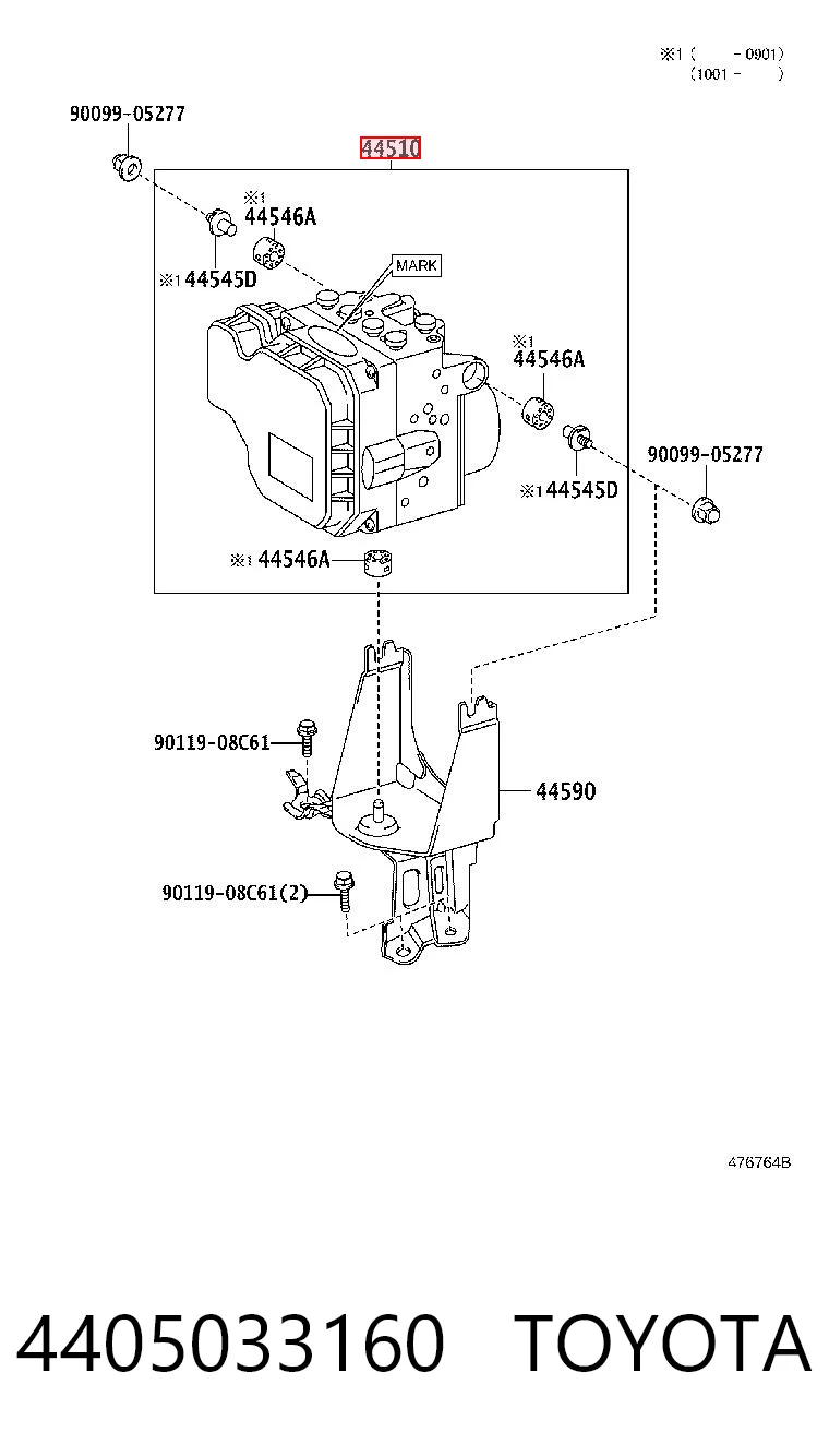 Unidade hidráulico de controlo ABS Toyota Camry V40 ao melhor preço