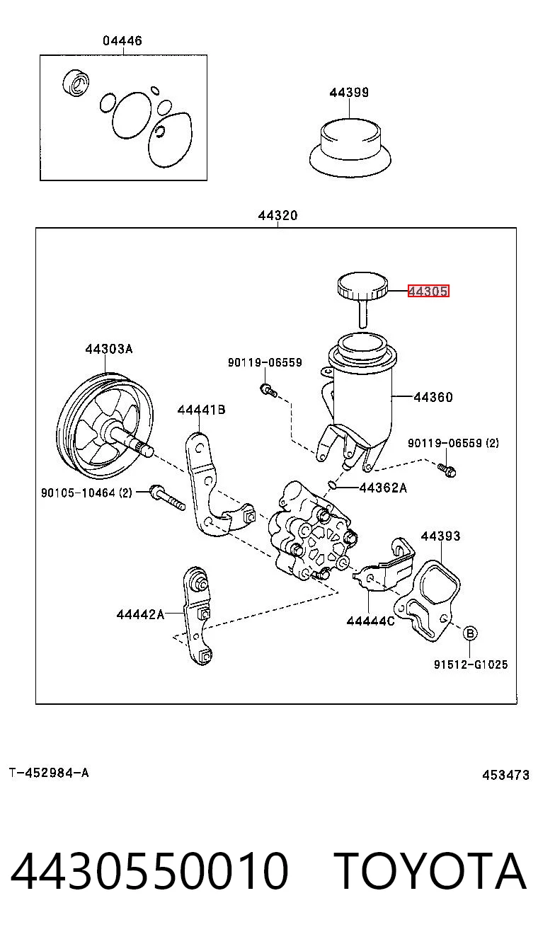 4430550010 Toyota