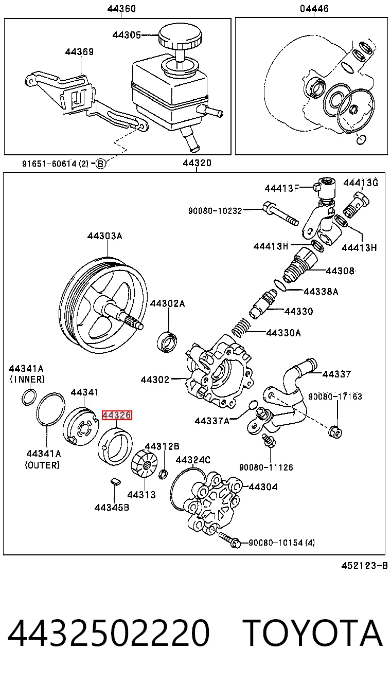 4432502220 Toyota