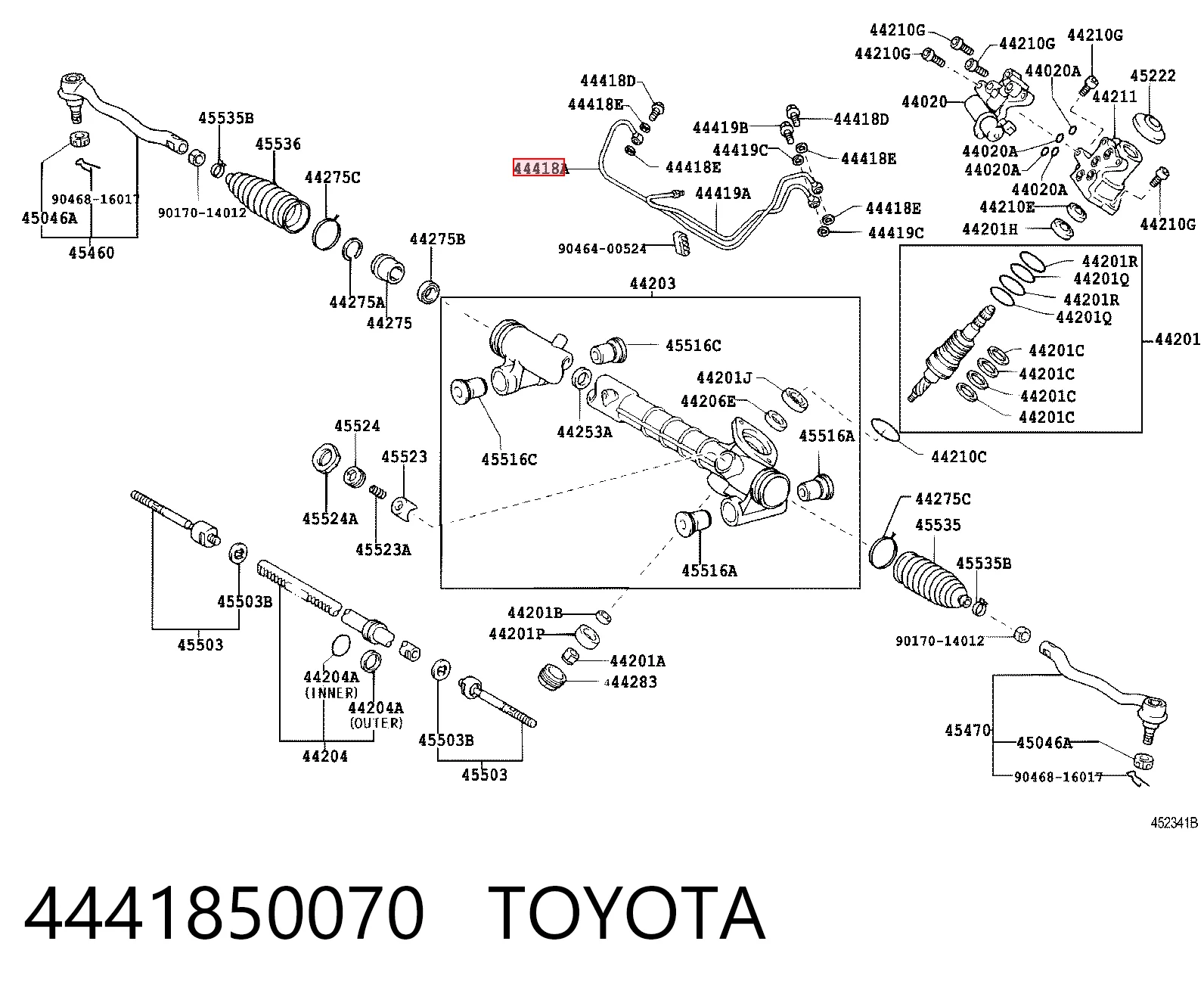 4441850070 Toyota
