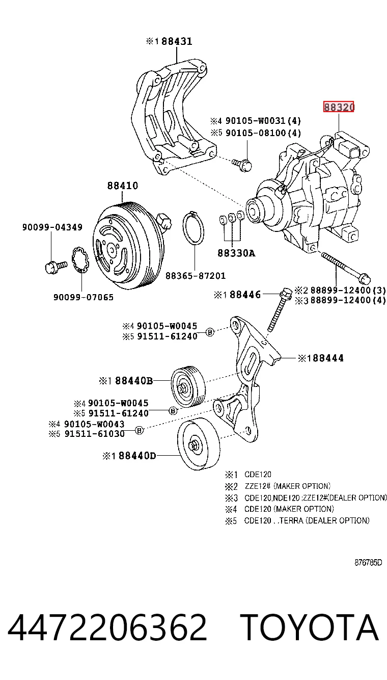 Compre 4472206364 VAG Compressor de aparelho de ar condicionado