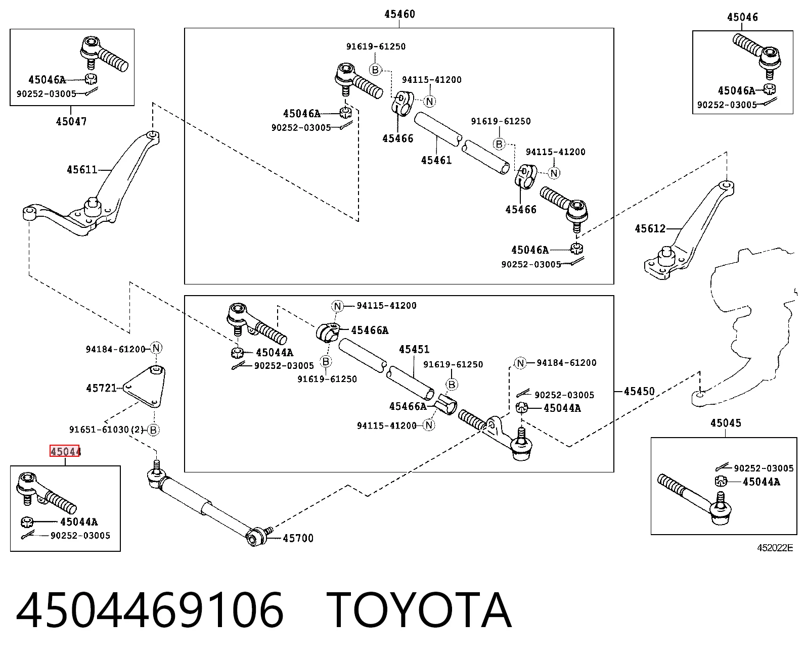 4504469106 Toyota