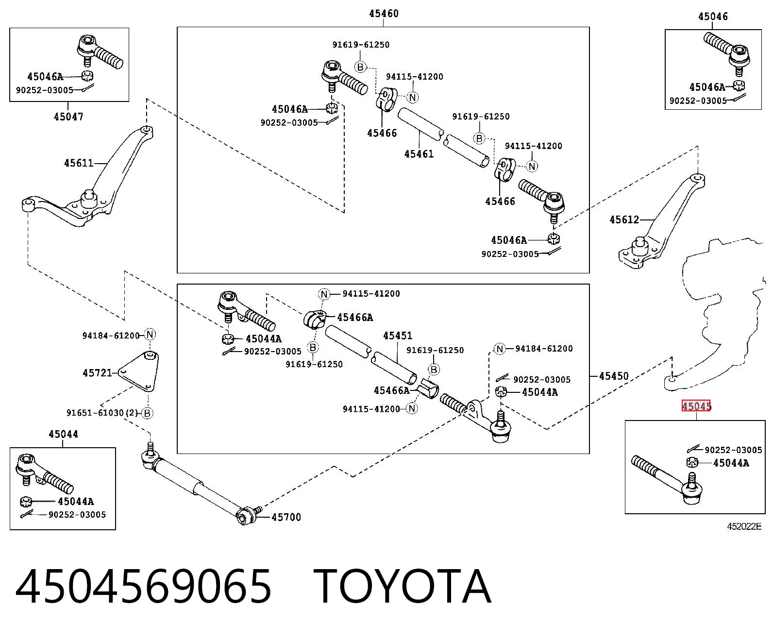 4504569065 Toyota