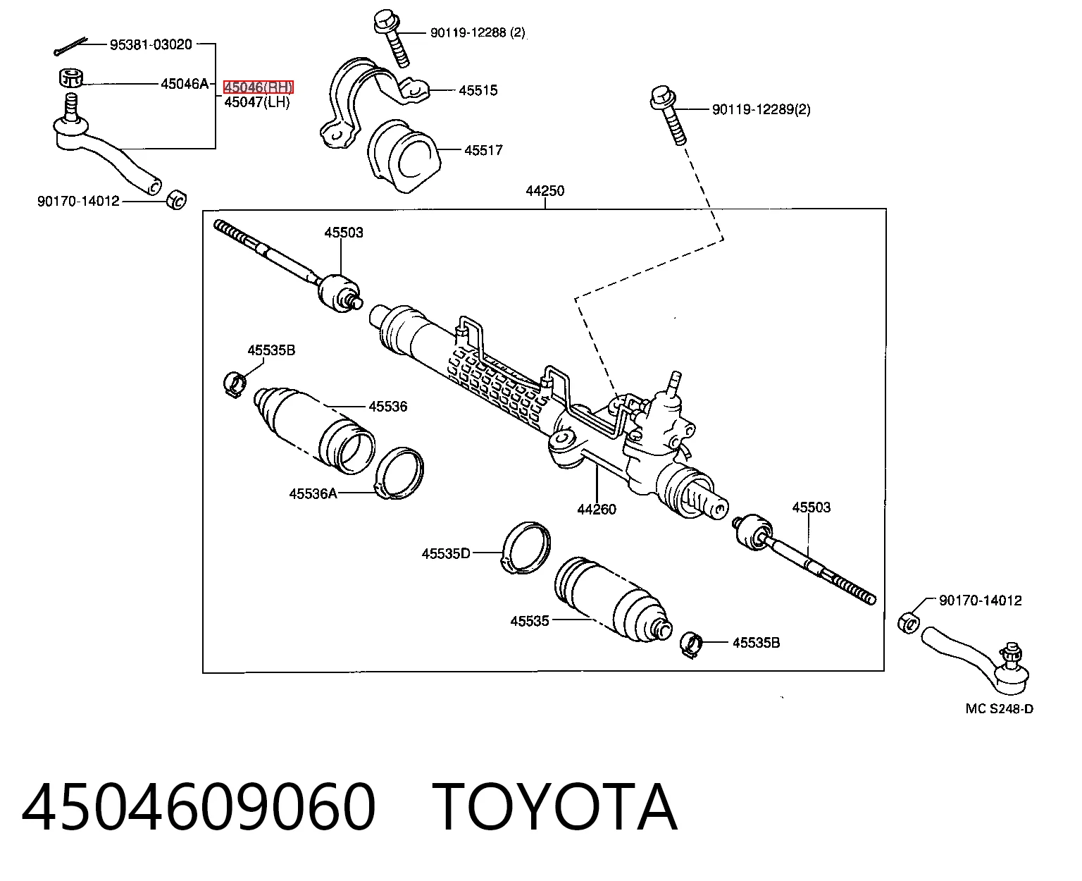 4504609060 Toyota