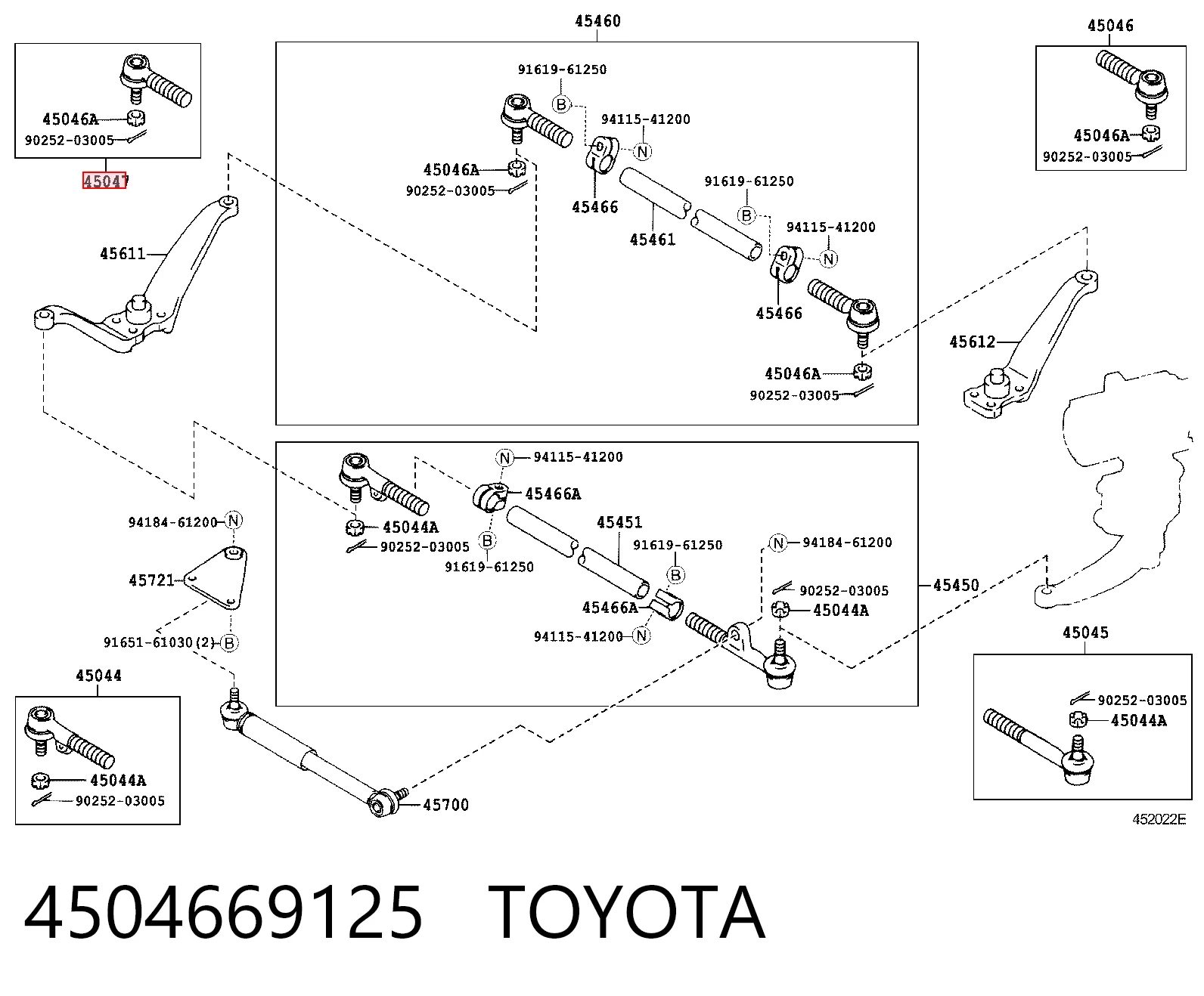 4504669125 Toyota