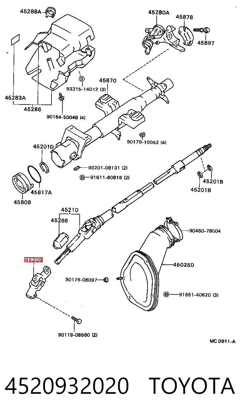 4520932020 Toyota