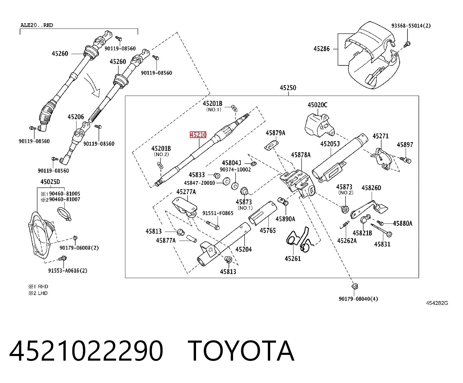 4521022290 Toyota