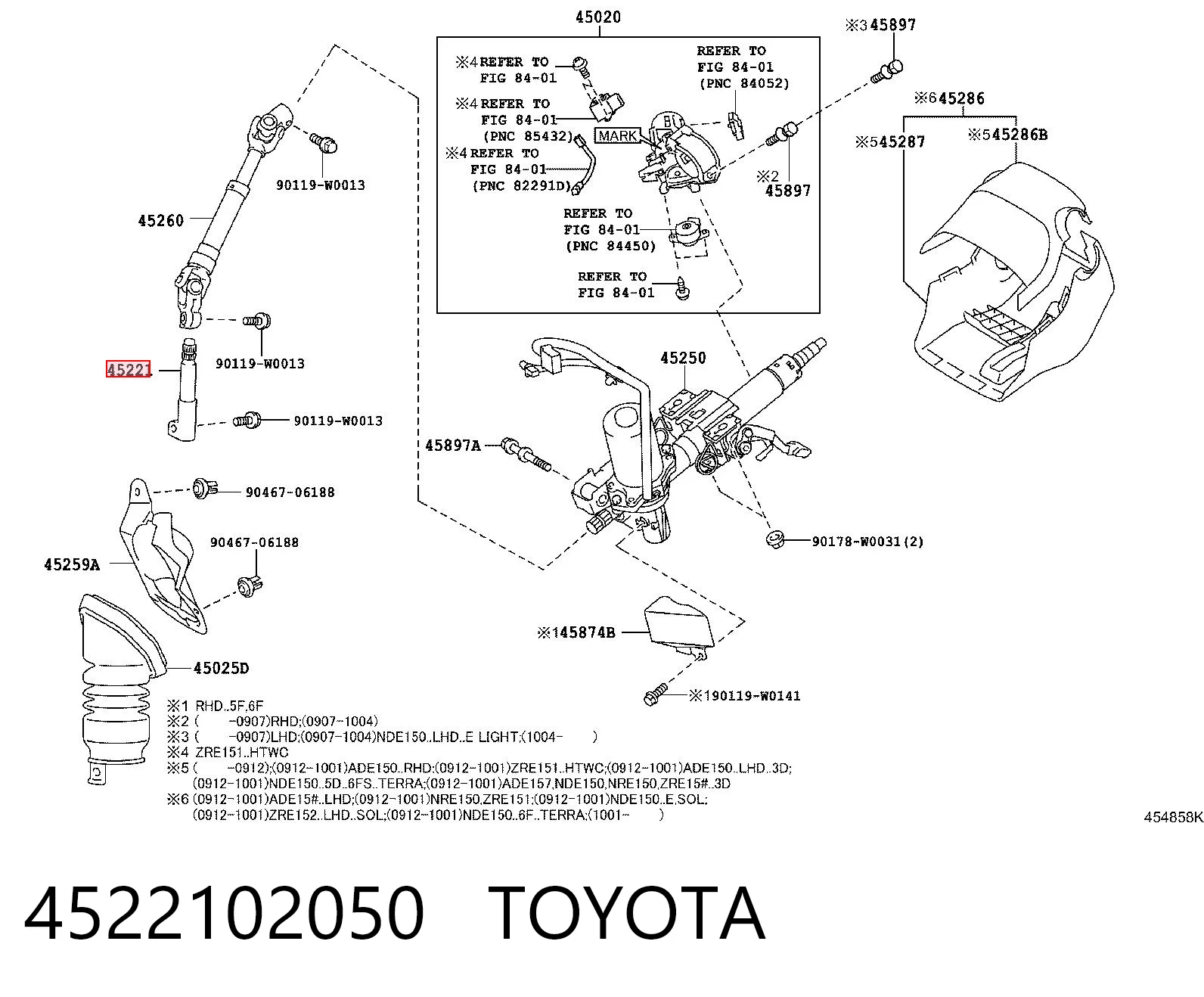 4522102050 Toyota
