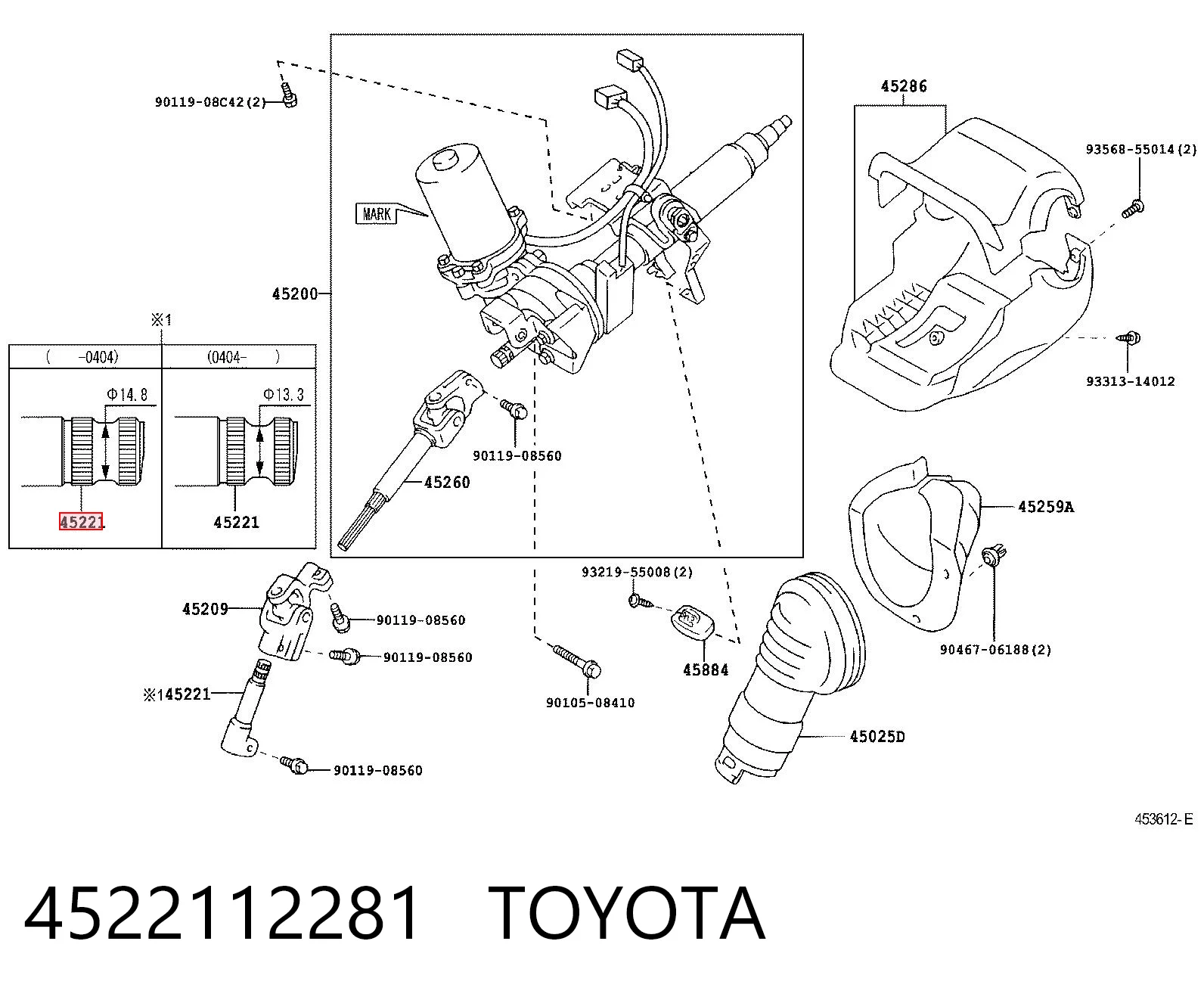 4522112281 Toyota