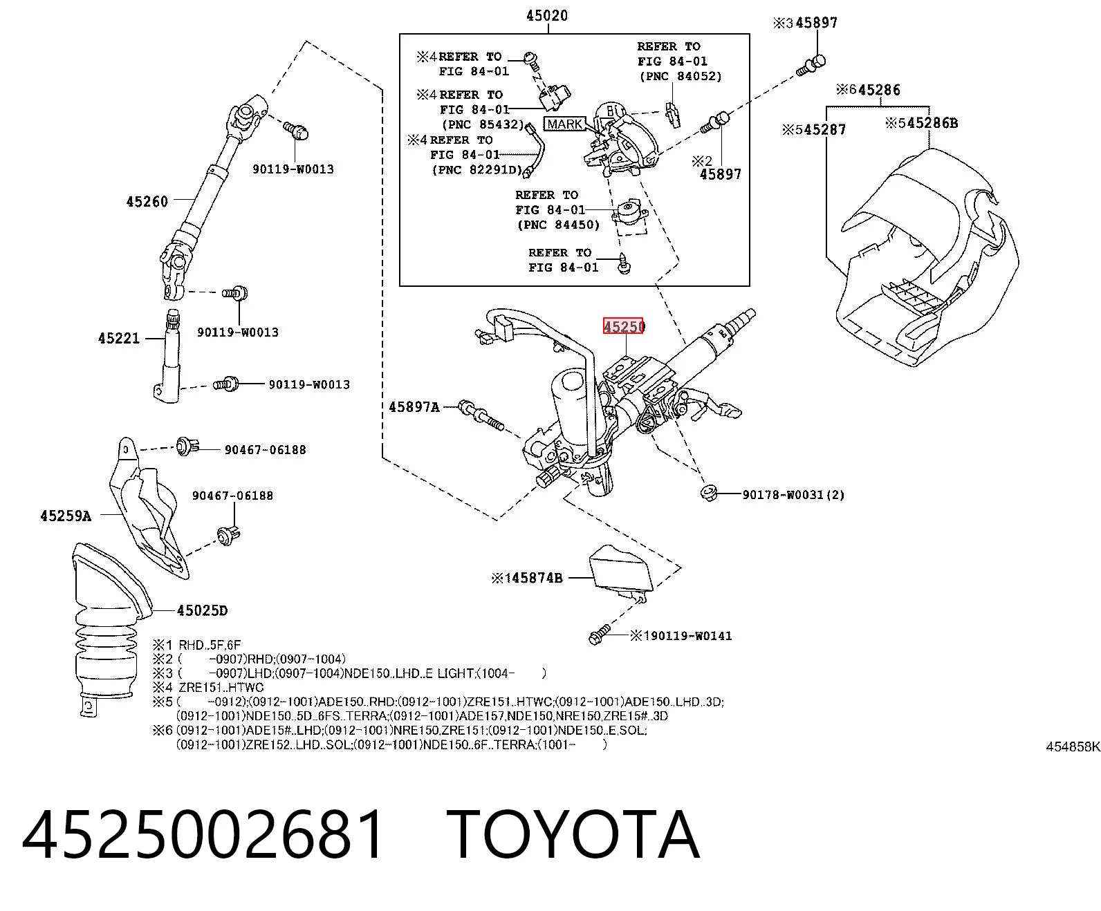 4525002681 Toyota