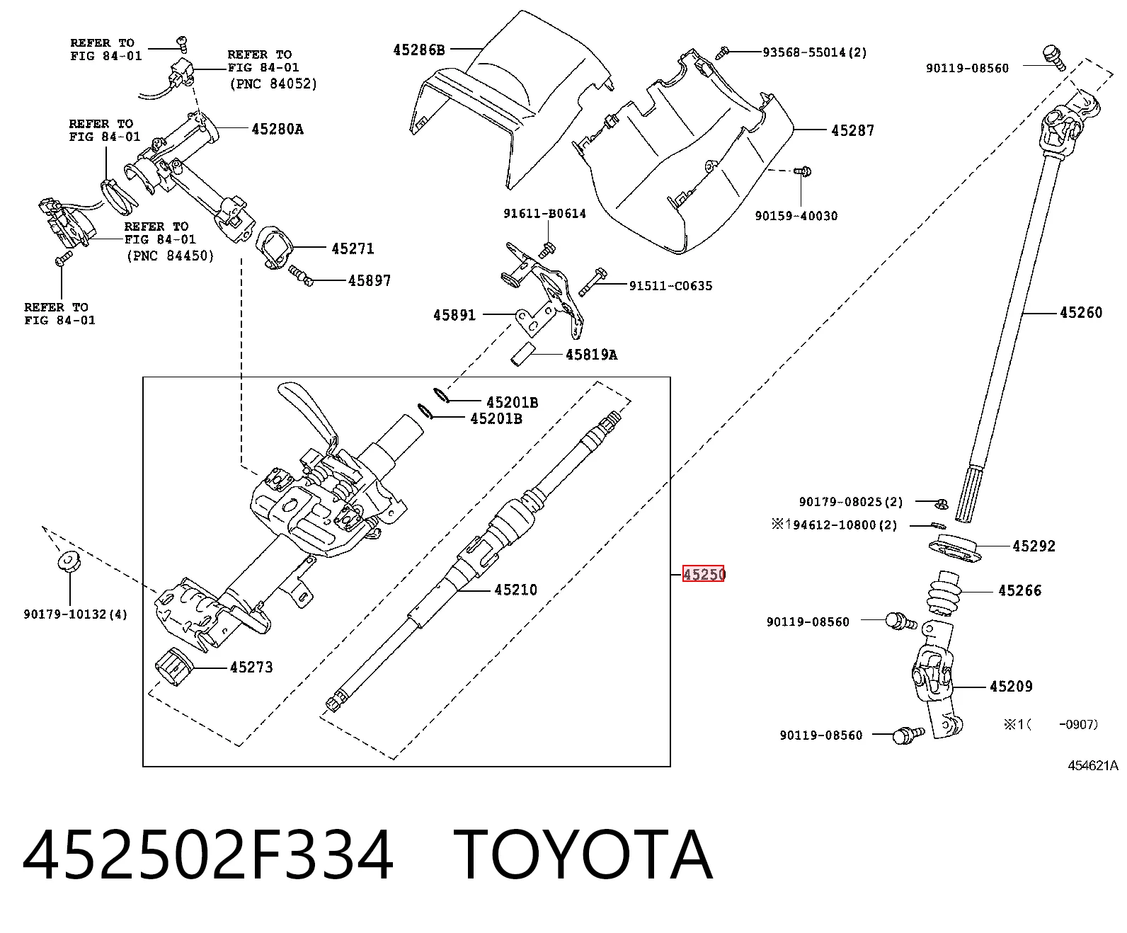 Coluna da direção Toyota Hiace IV H1, H2 ao melhor preço