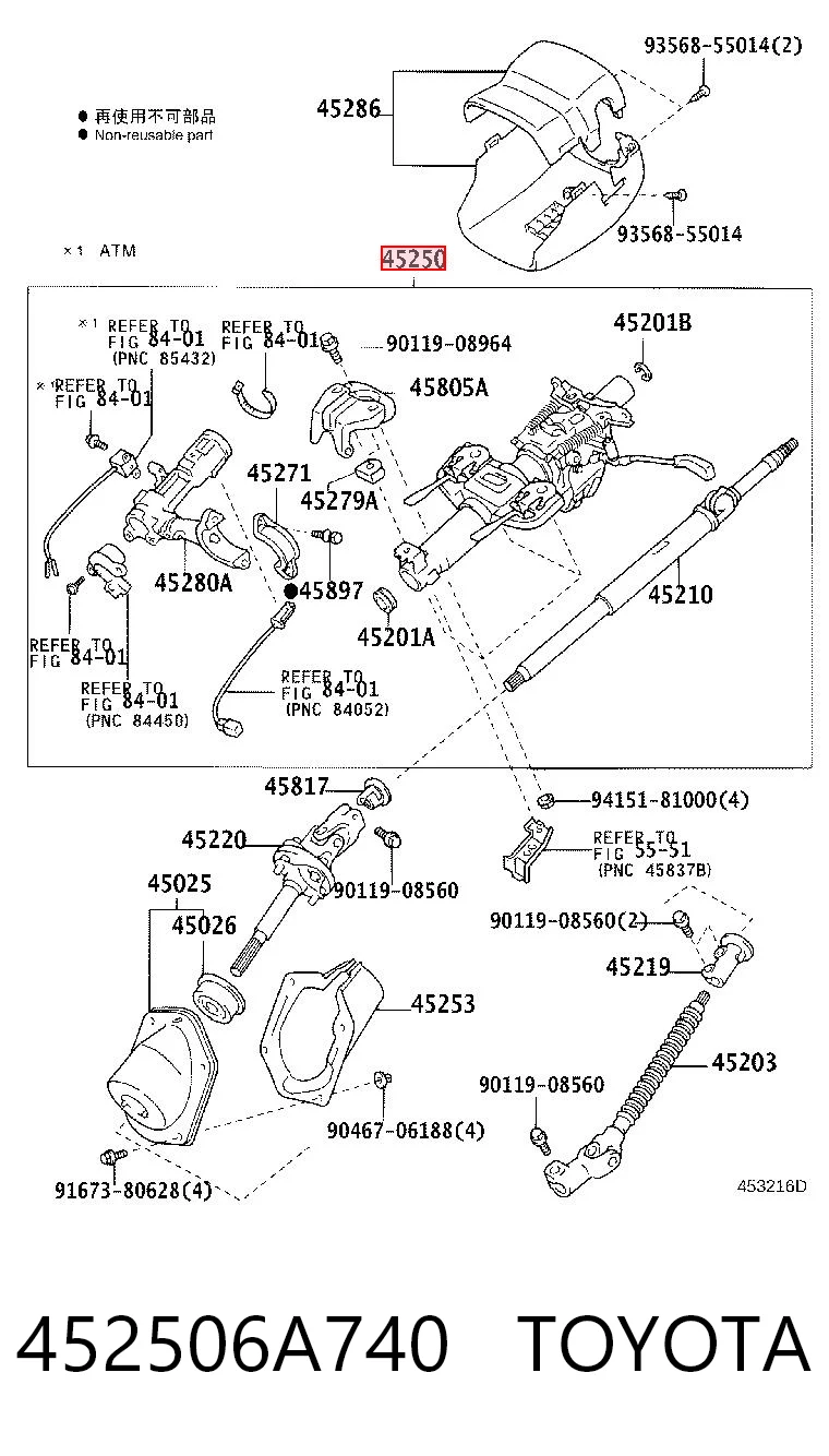 452506A740 Toyota