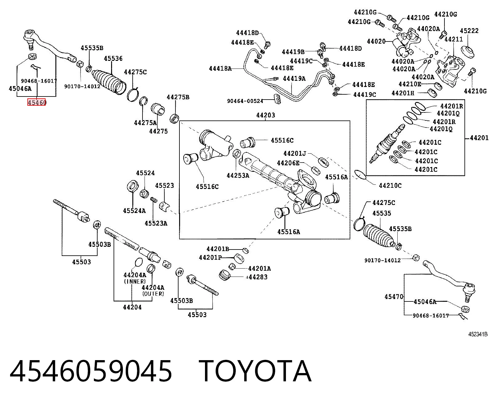 4546059045 Toyota