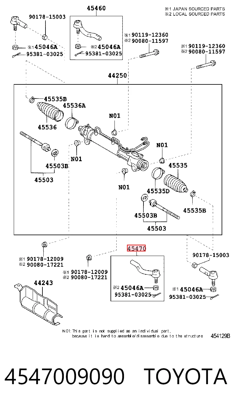 4547009090 Toyota