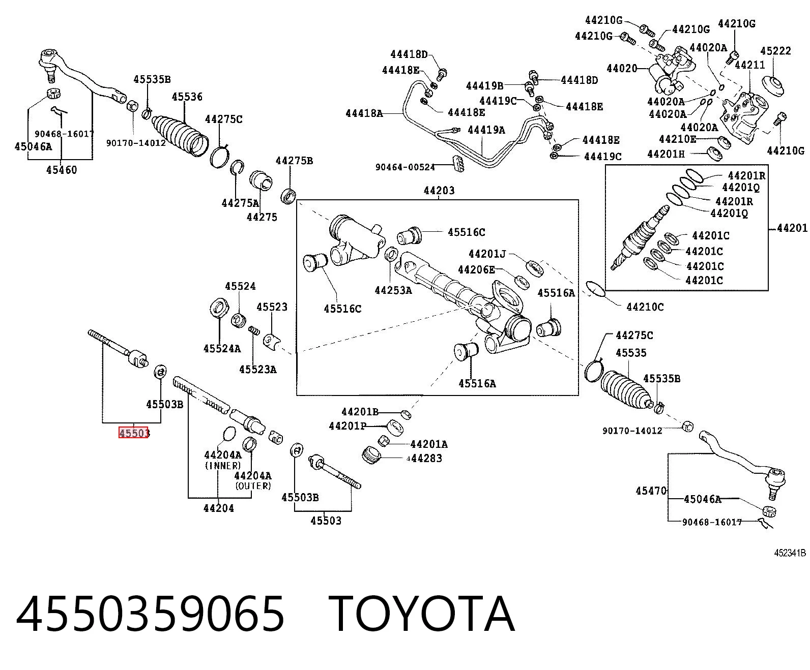 Tração de direção Lexus LS  UCF30