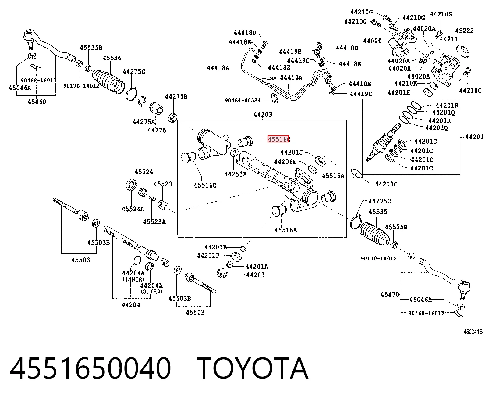 4551650040 Toyota