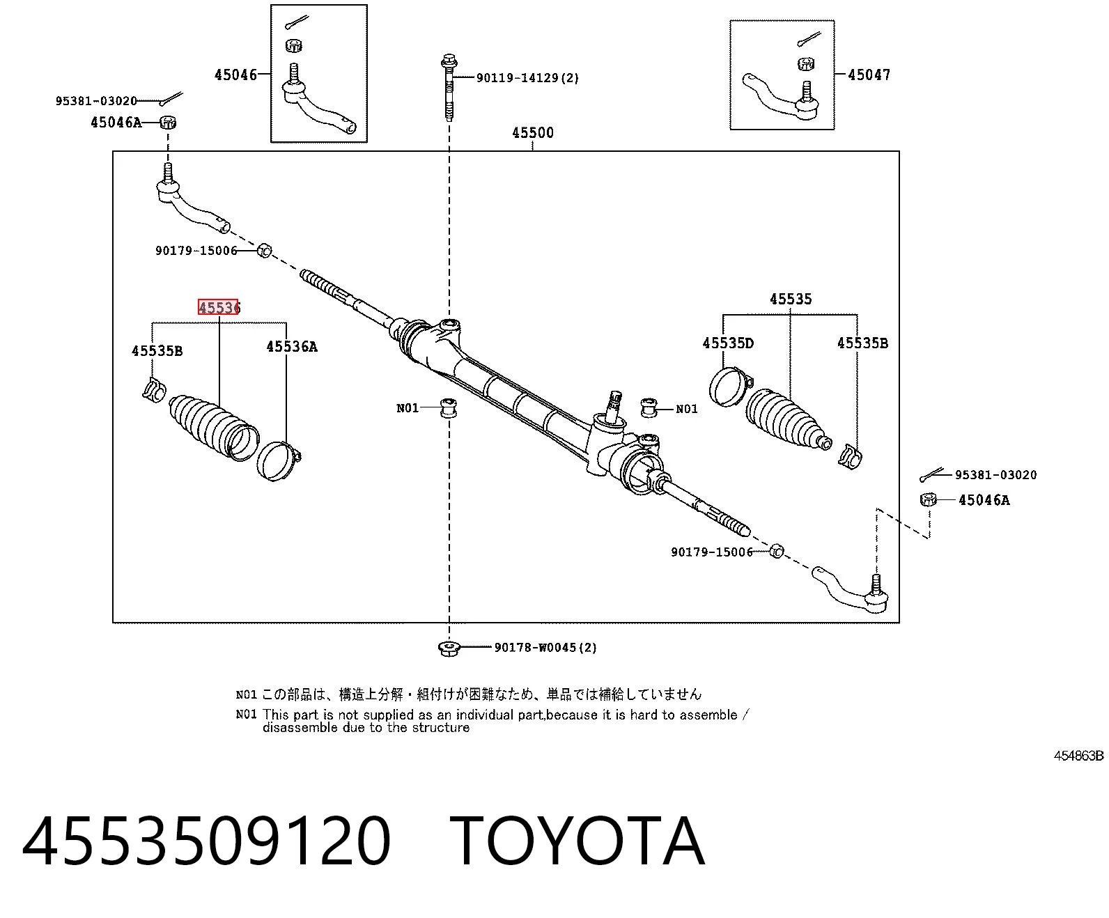 4553509120 Toyota