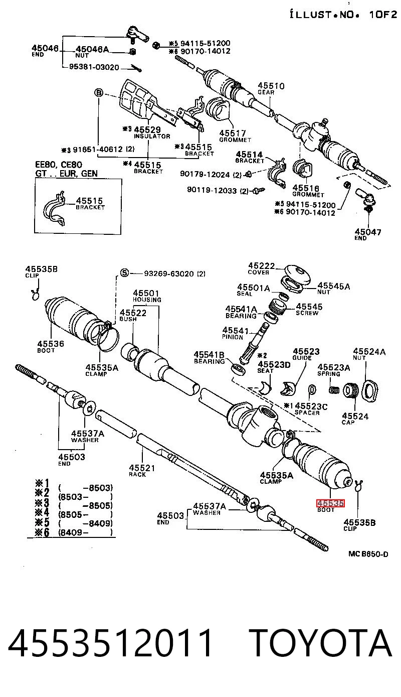 4553512011 Toyota