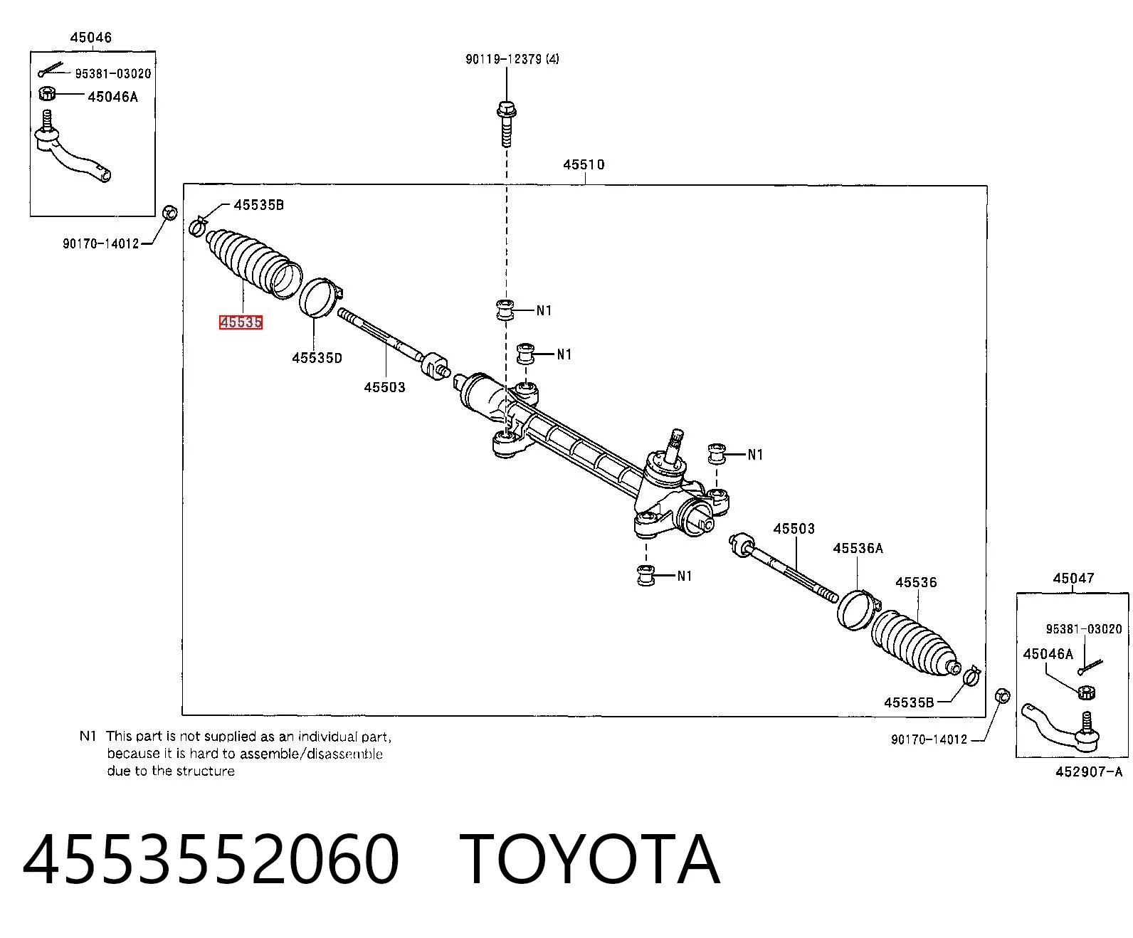 4553552060 Toyota