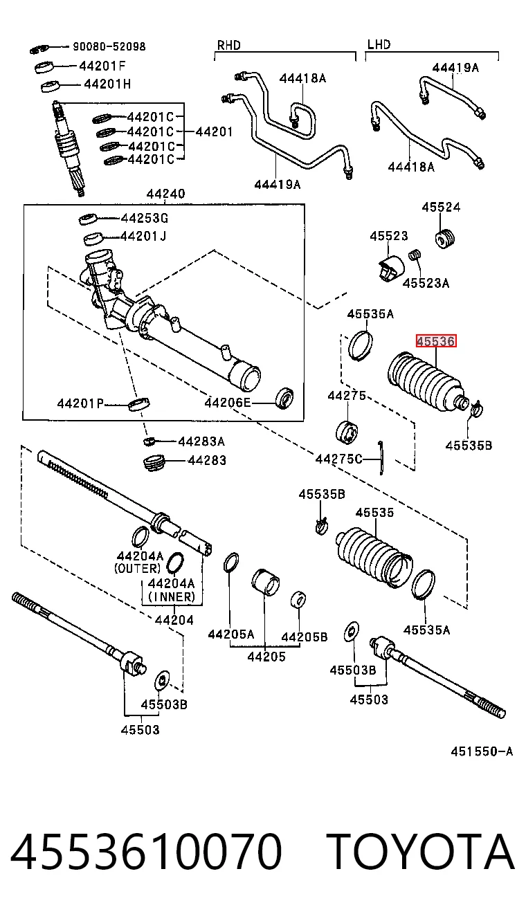 4553610070 Toyota