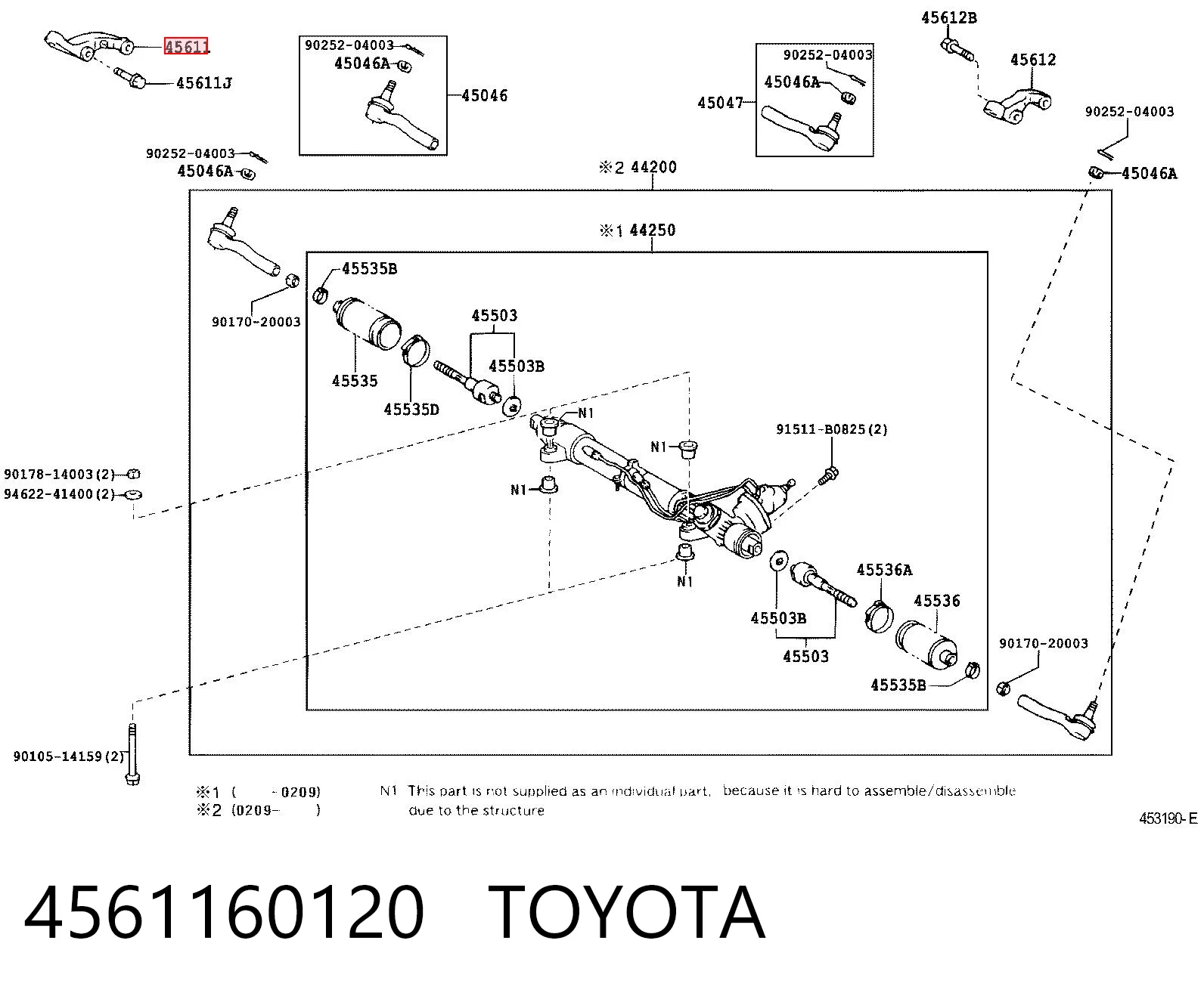 4561160120 Toyota