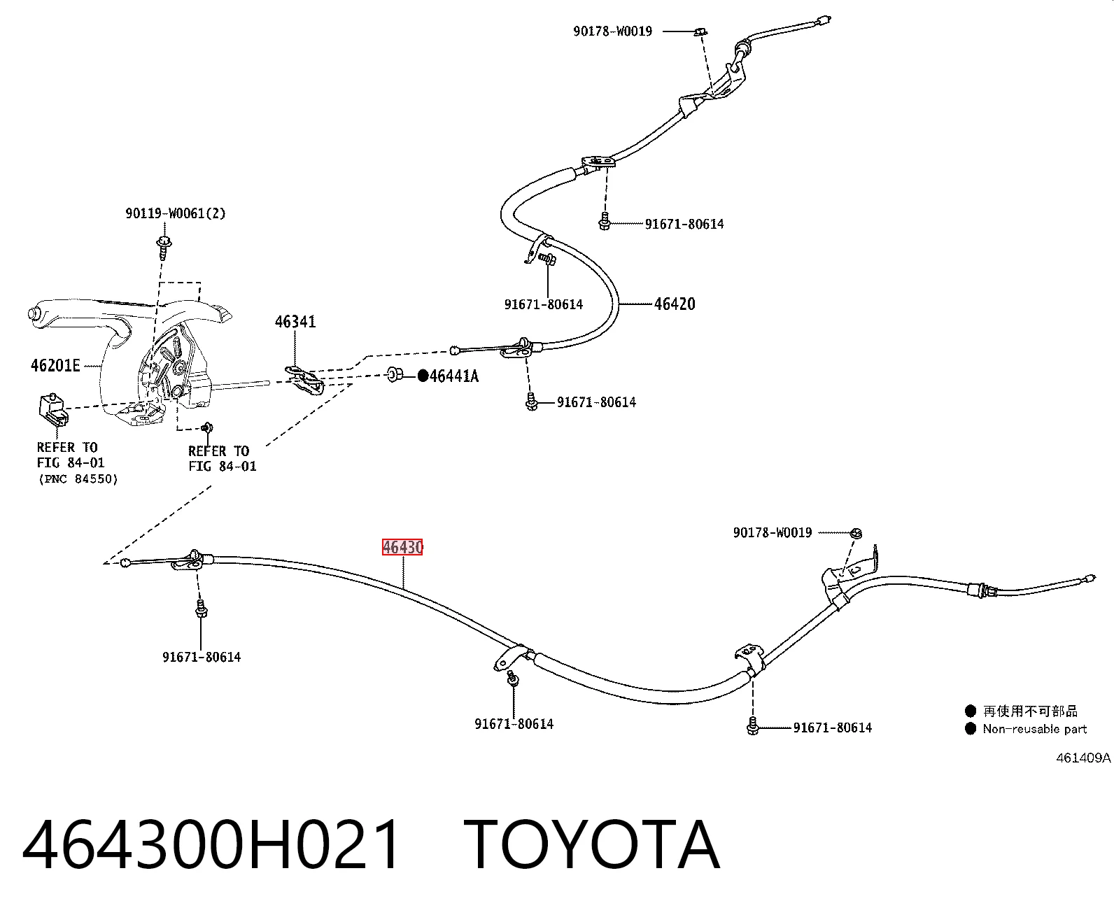 464300H021 Toyota