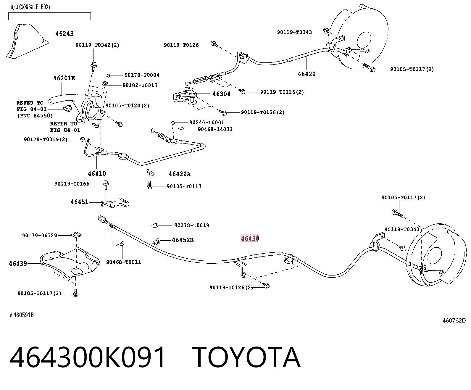 464300K091 Toyota