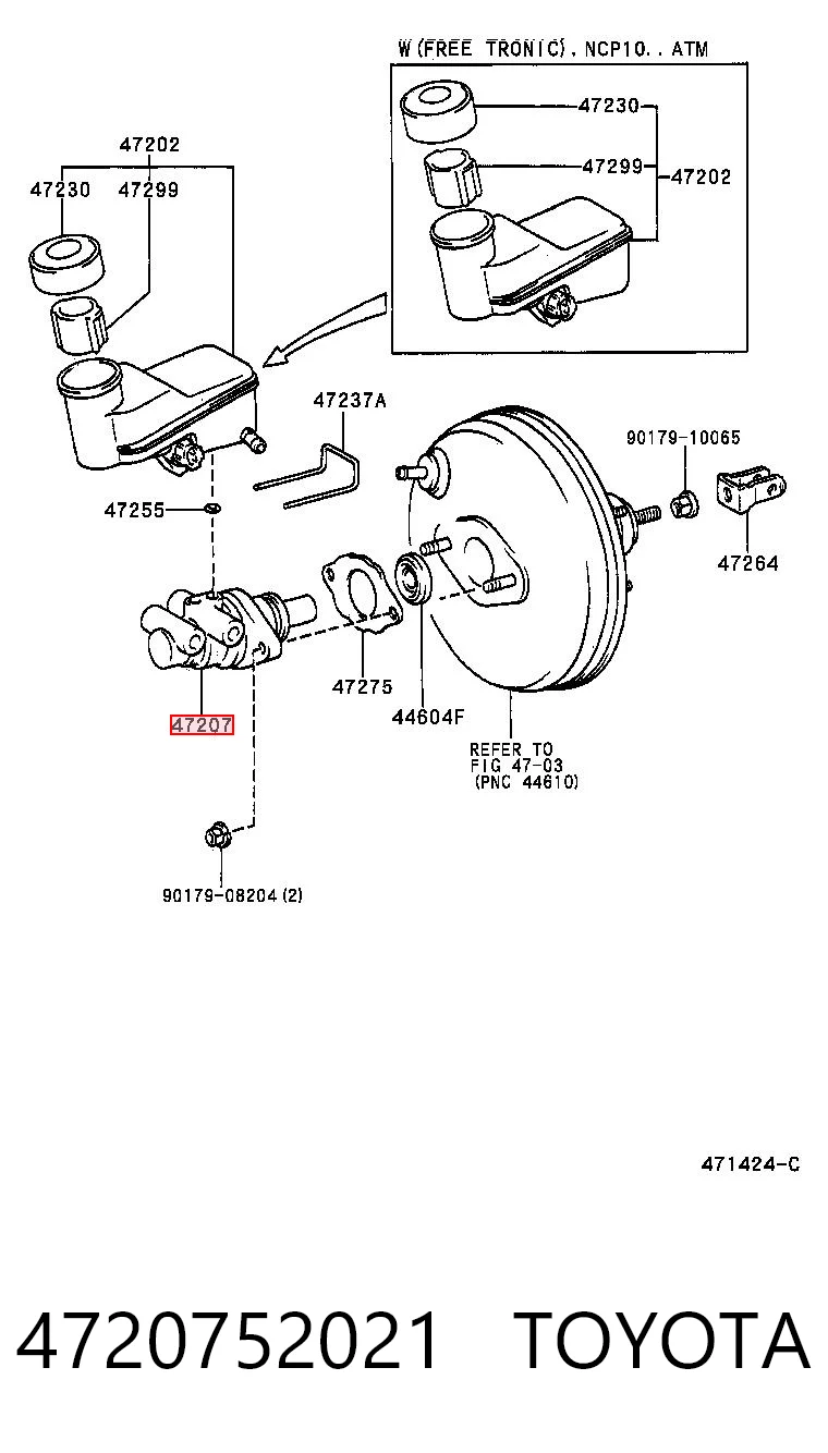 Compre Cilindro mestre do freio Toyota Yaris 