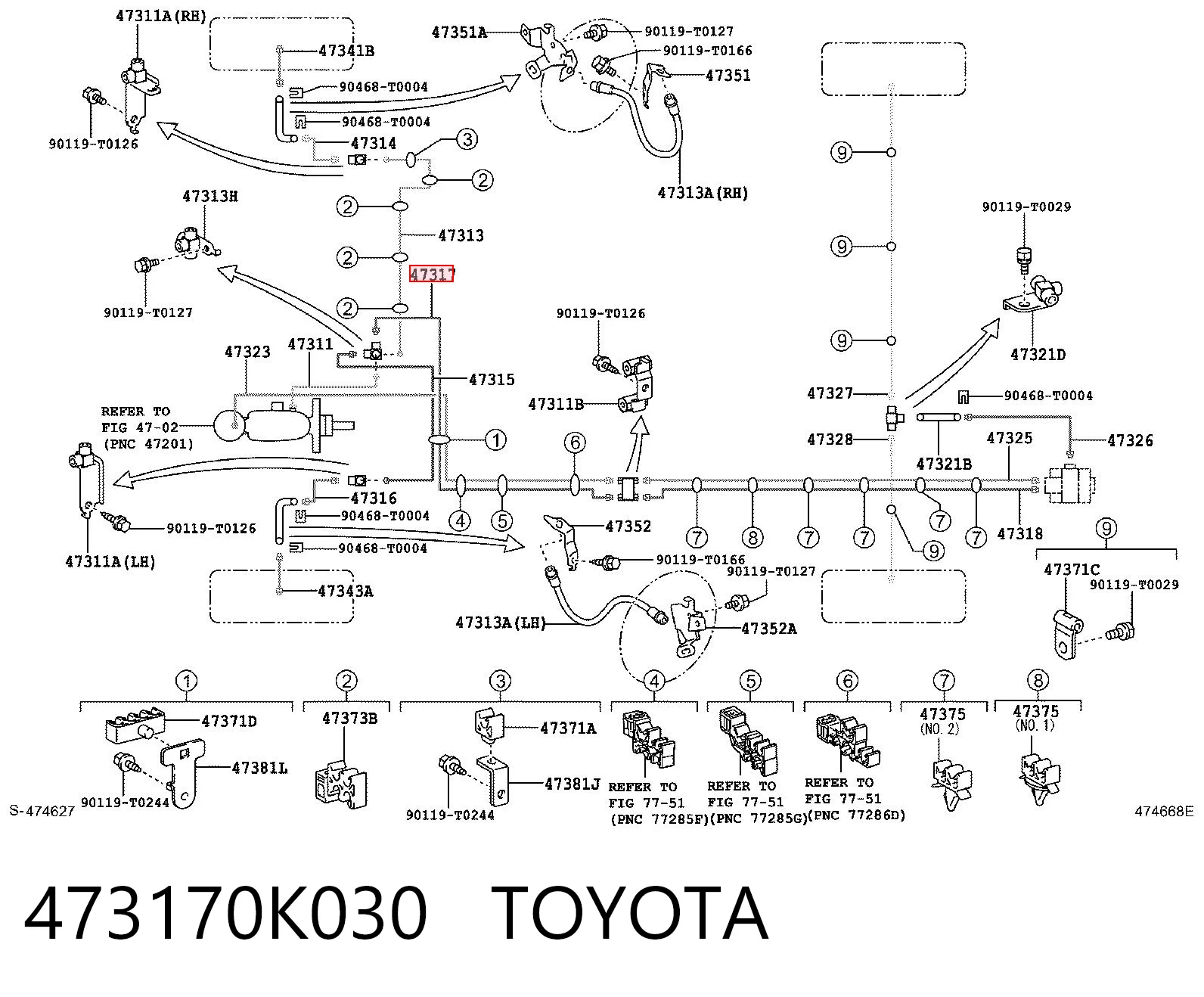 473170K030 Toyota