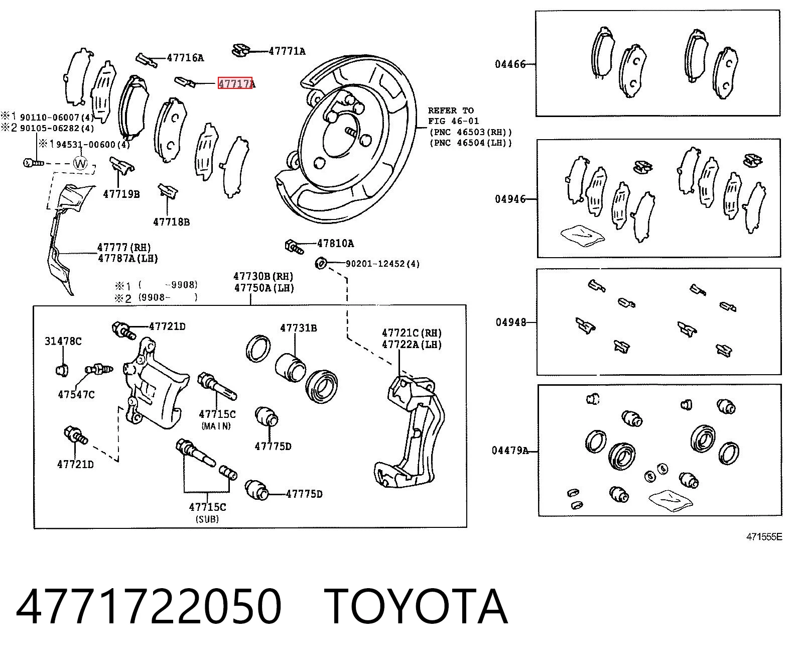 4771722050 Toyota