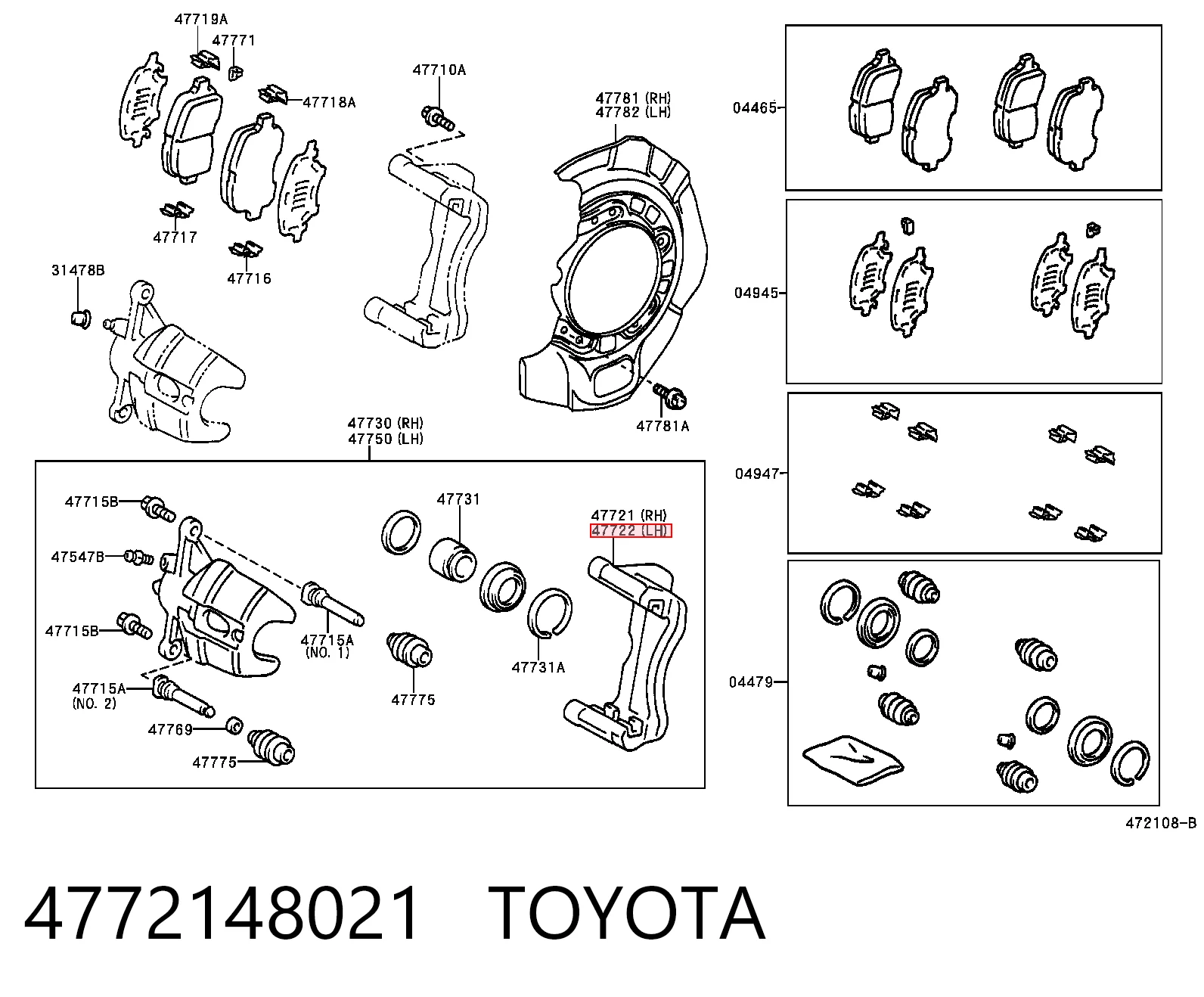 4772148021 Toyota