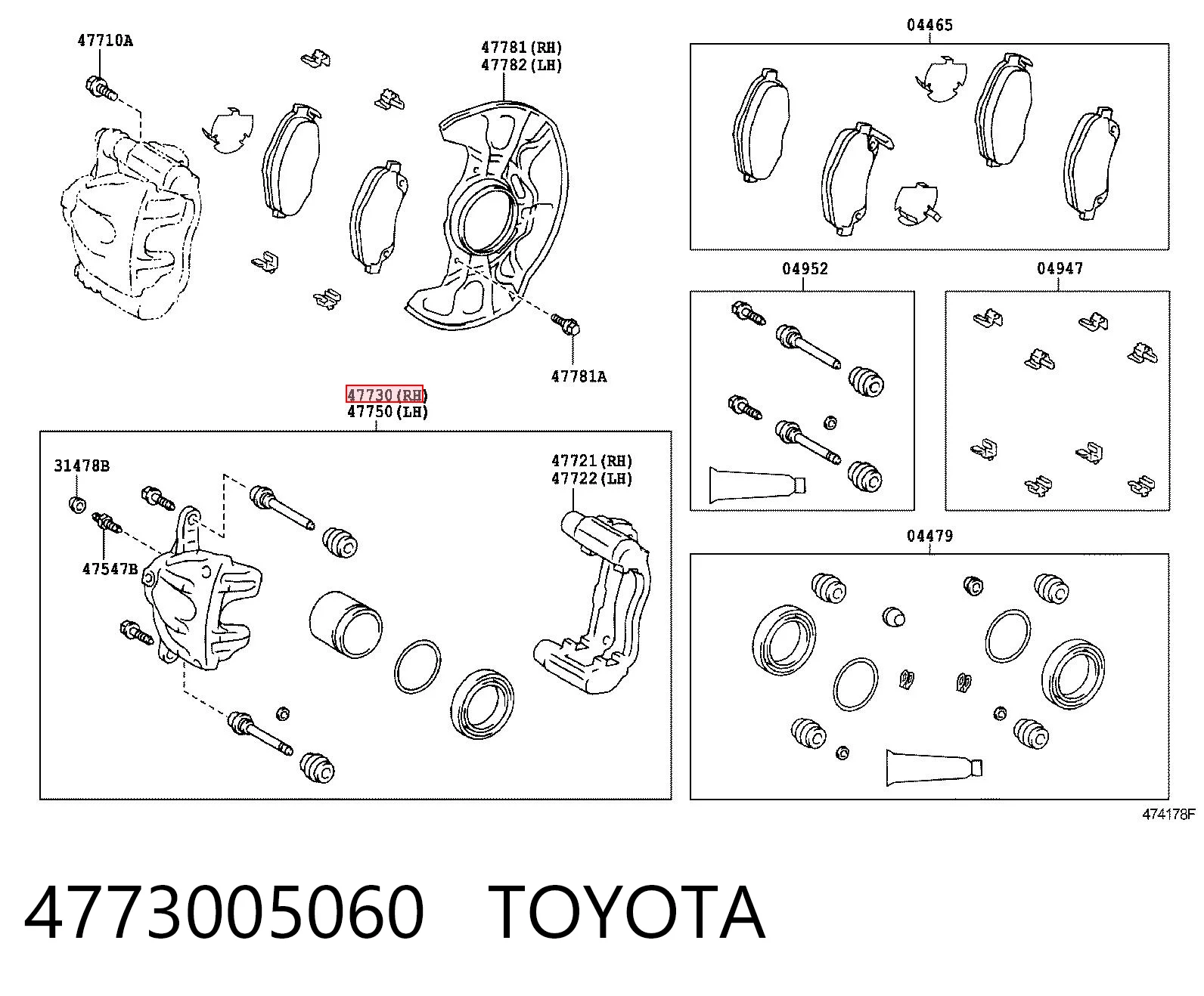 4773005060 Toyota