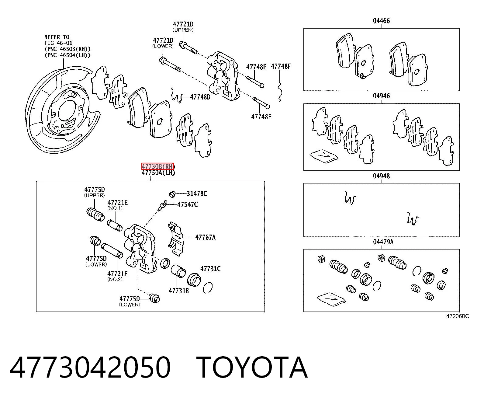 4773042050 Toyota