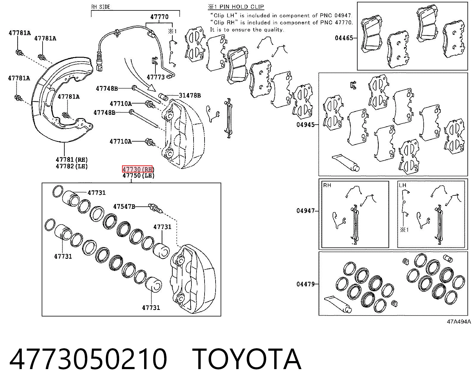 4773050210 Toyota